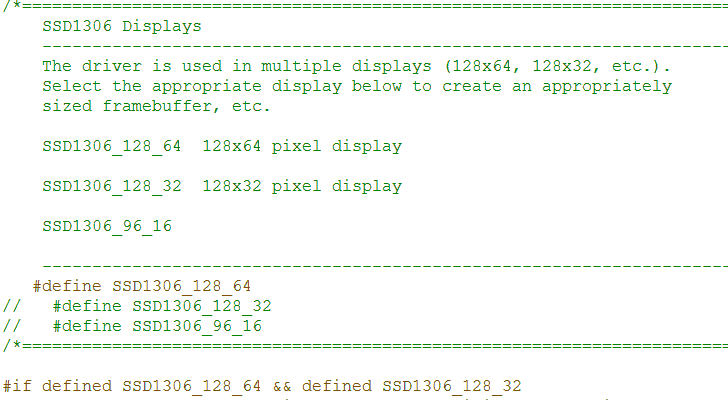 select display type in adafruit library