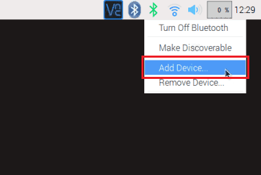Add Bluetooth Device
