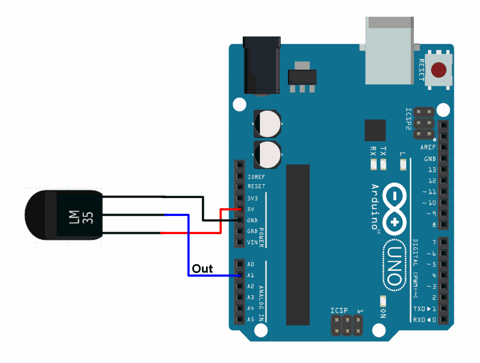 Arduino Lm35 Interfacing With Arduino Uno | Arduino