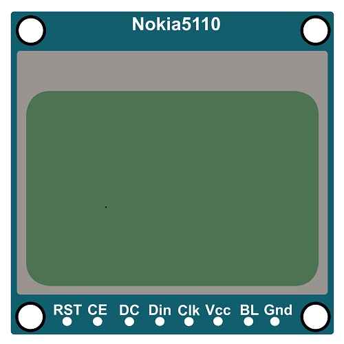 arduino nokia5110 graphical display interfacing with arduino uno