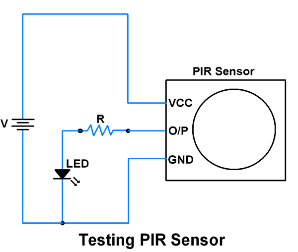 PIR Sensor Testing