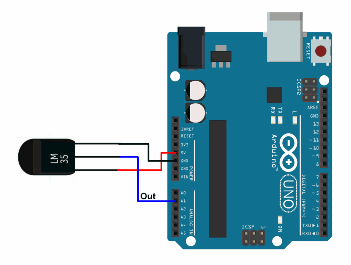 Sensors Modules Lm35 Temperature Sensor