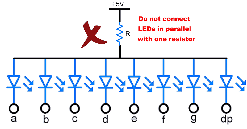 Incorrect Way Of Connecting Resistor