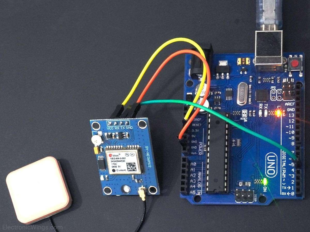 GPS Module Interfacing With Arduino UNO | Arduino