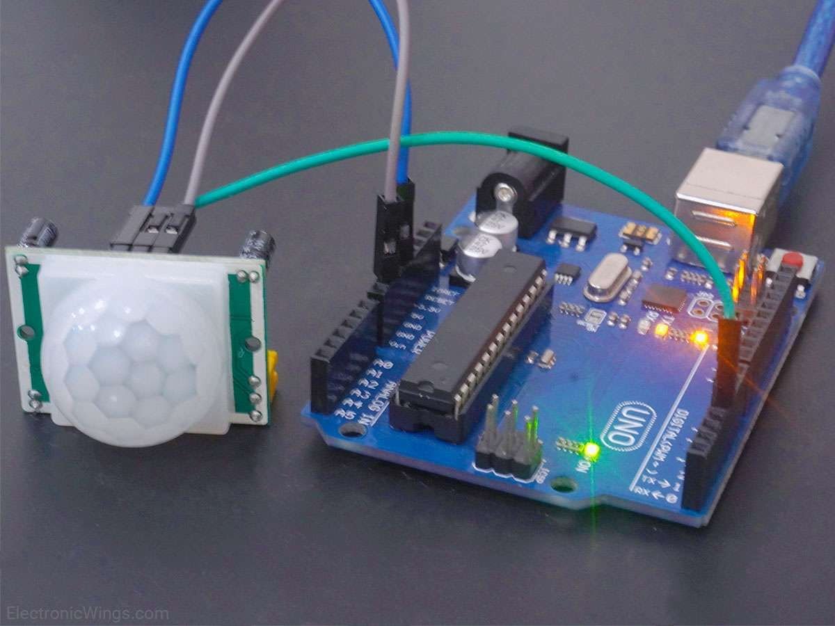Wokwi Arduino PIR sensor simulation - Easy to learn Arduino programming  online - YouTube