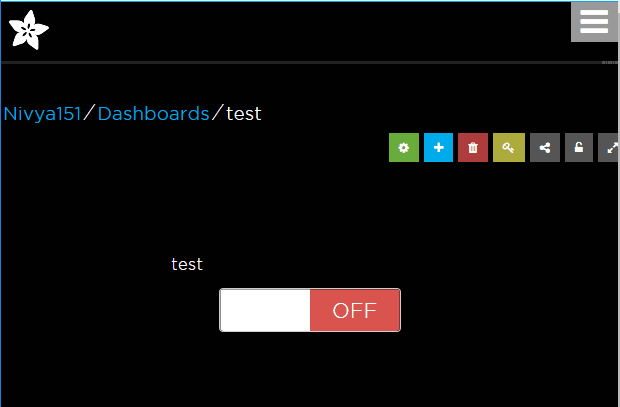 Adafruit Dashboard