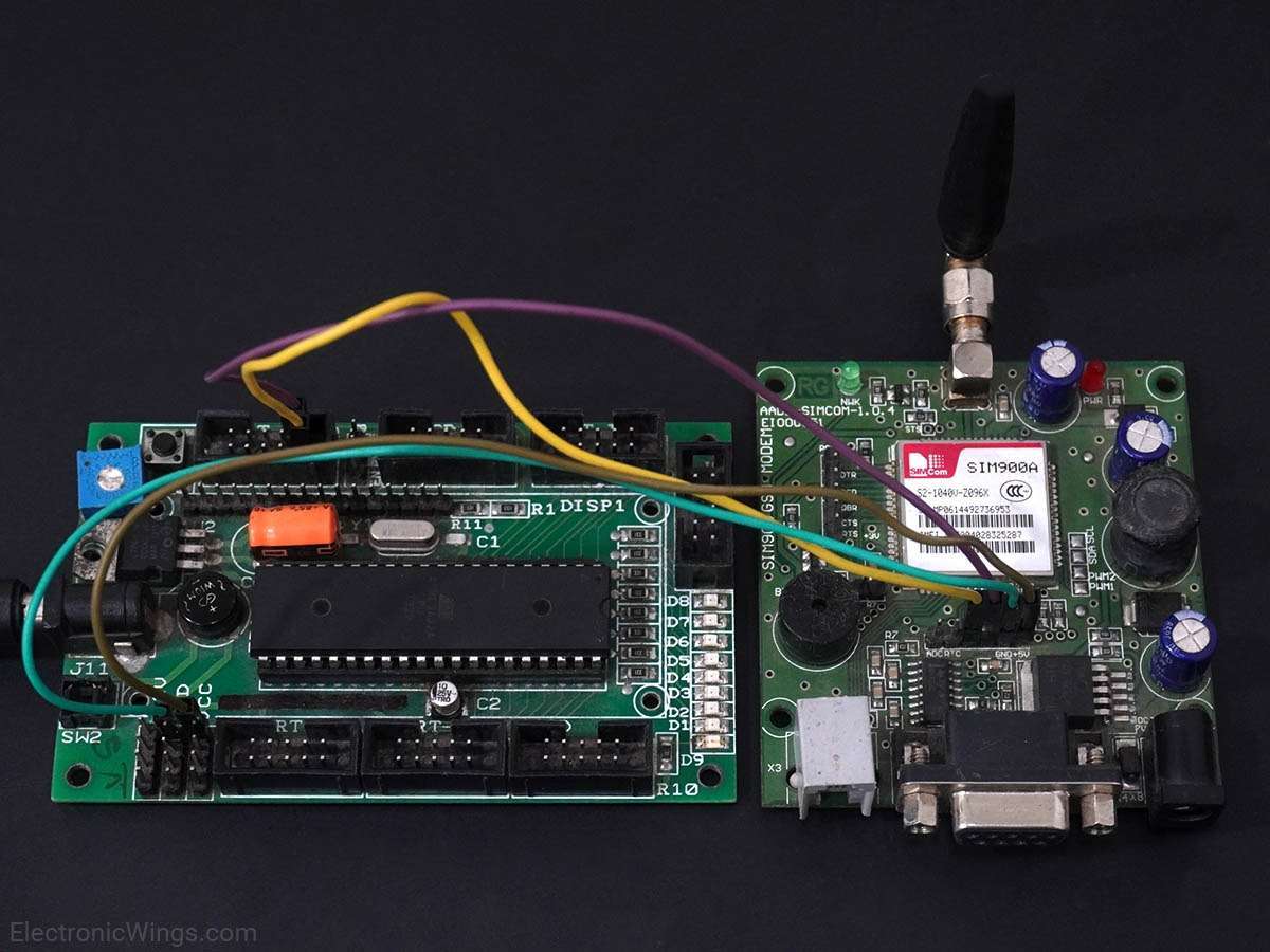 HTTP Client using SIM900A GPRS and AVR ATmega16