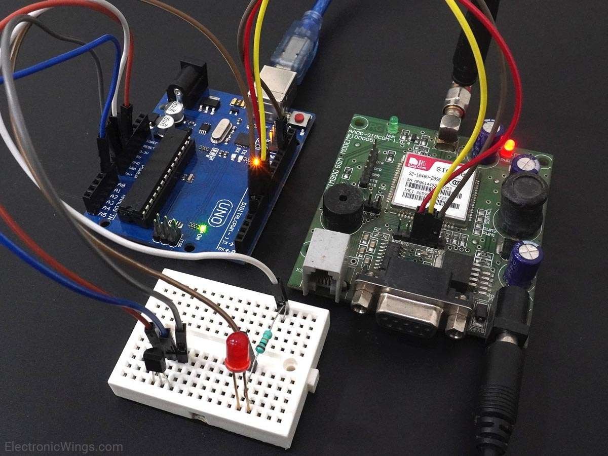 Sim900A GSM Module Interfacing with Arduino UNO | Arduino