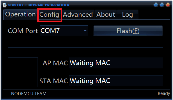 install NodeMCU firmware