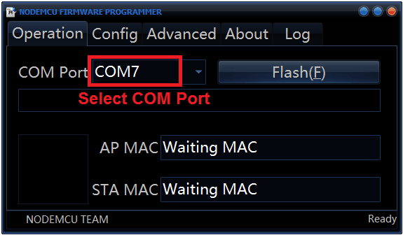 install nodemcu firmware