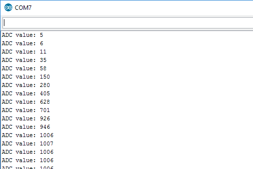 Arduino Output window