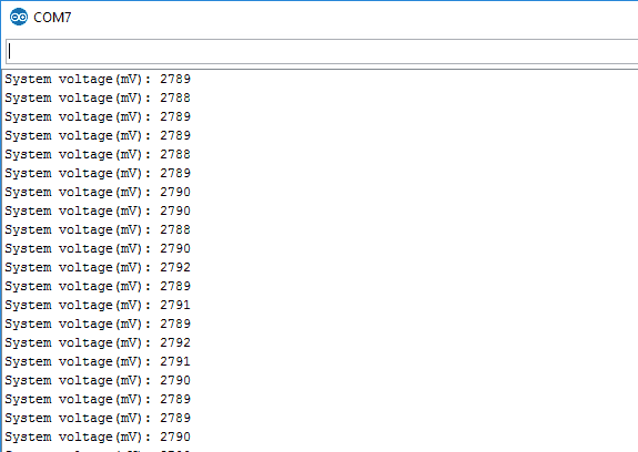 Arduino output window