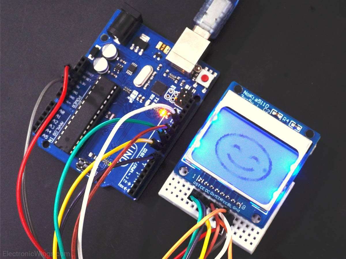 Nokia5110 Graphical Display Interfacing With Arduino UNO | Arduin..