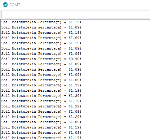 Arduino Serial Output Window