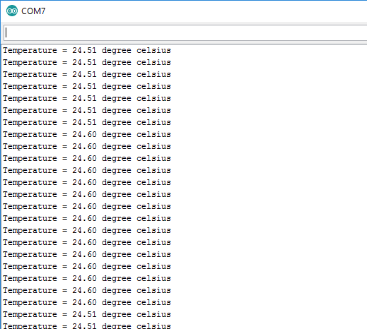 Arduino Serial Output Window