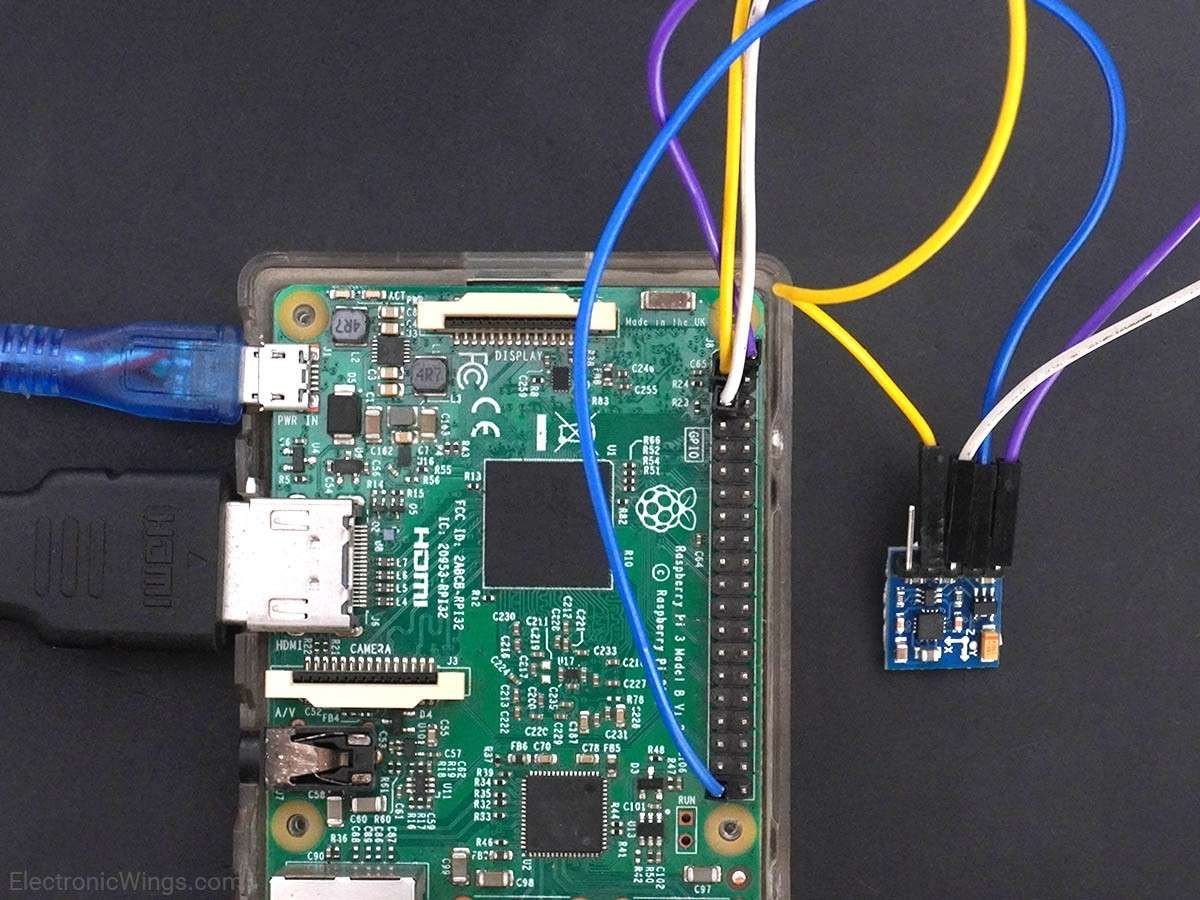 Triple Axis Magnetometer HMC5883L Interfacing with Raspberry Pi