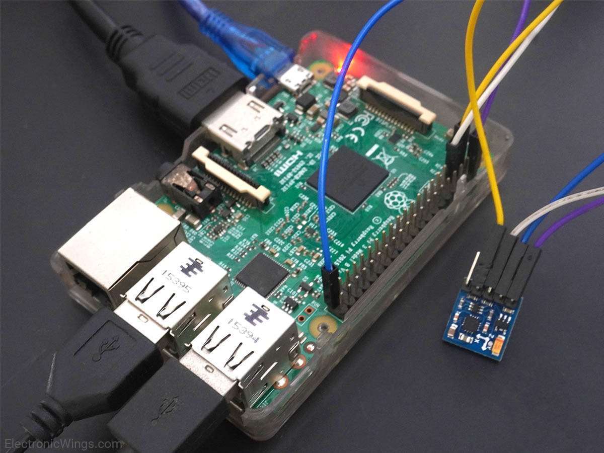 Triple Axis Magnetometer HMC5883L Interfacing with Raspberry Pi