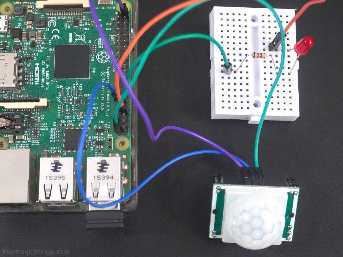 PIR Motion Sensor Interfacing with Raspberry Pi using Python | Ra..