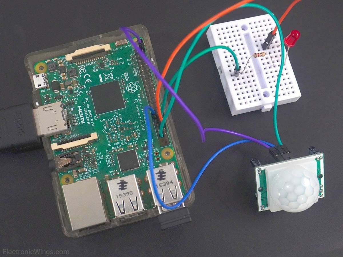 PIR Motion Sensor Interfacing with Raspberry Pi using Python | Ra..