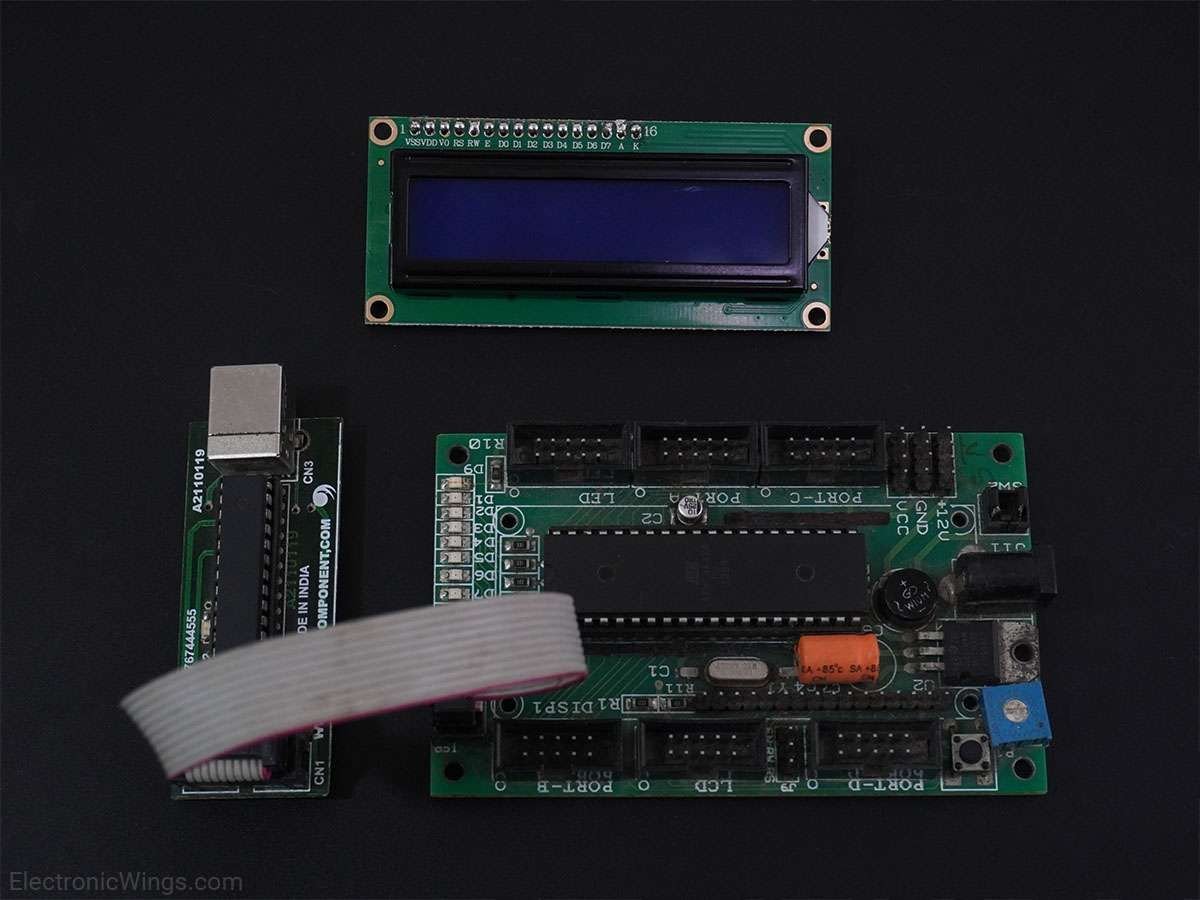 LCD16x2 Interfacing with AVR ATmega16/ATmega32 | AVR ATmega Contr..