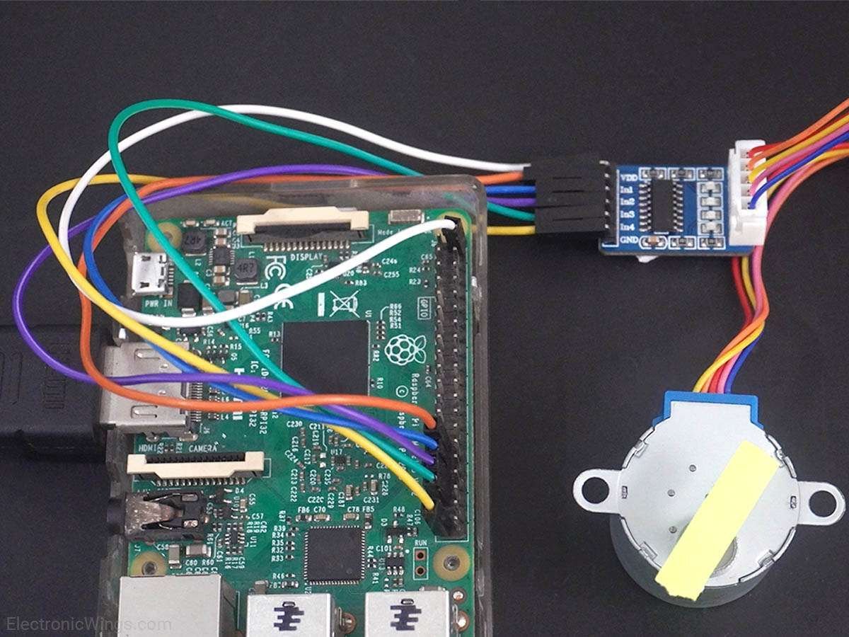 Stepper Motor Interfacing with Raspberry Pi | Raspberry Pi