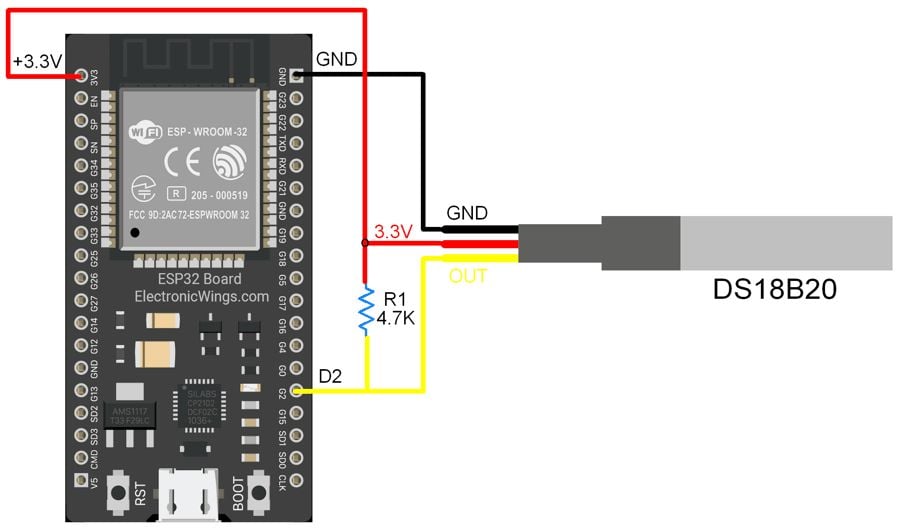 Interfacing DS18B20 Temperature Sensor With Arduino,ESP8266, 40% OFF