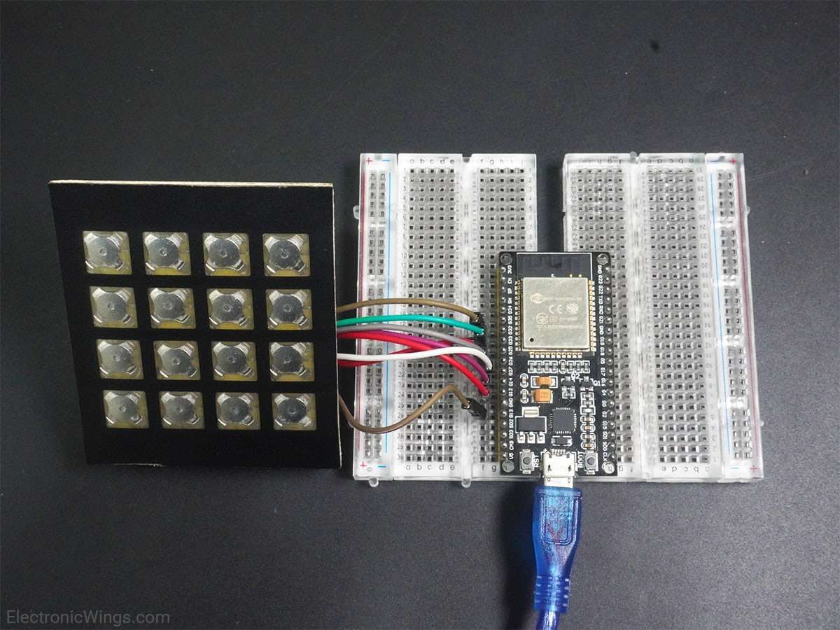 Keypad Interfacing with ESP32 | ESP32