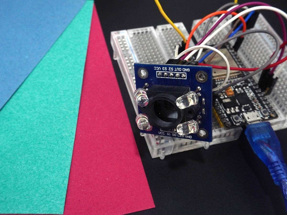 TCS3200 Color Sensor Interfacing with ESP32 | ESP32