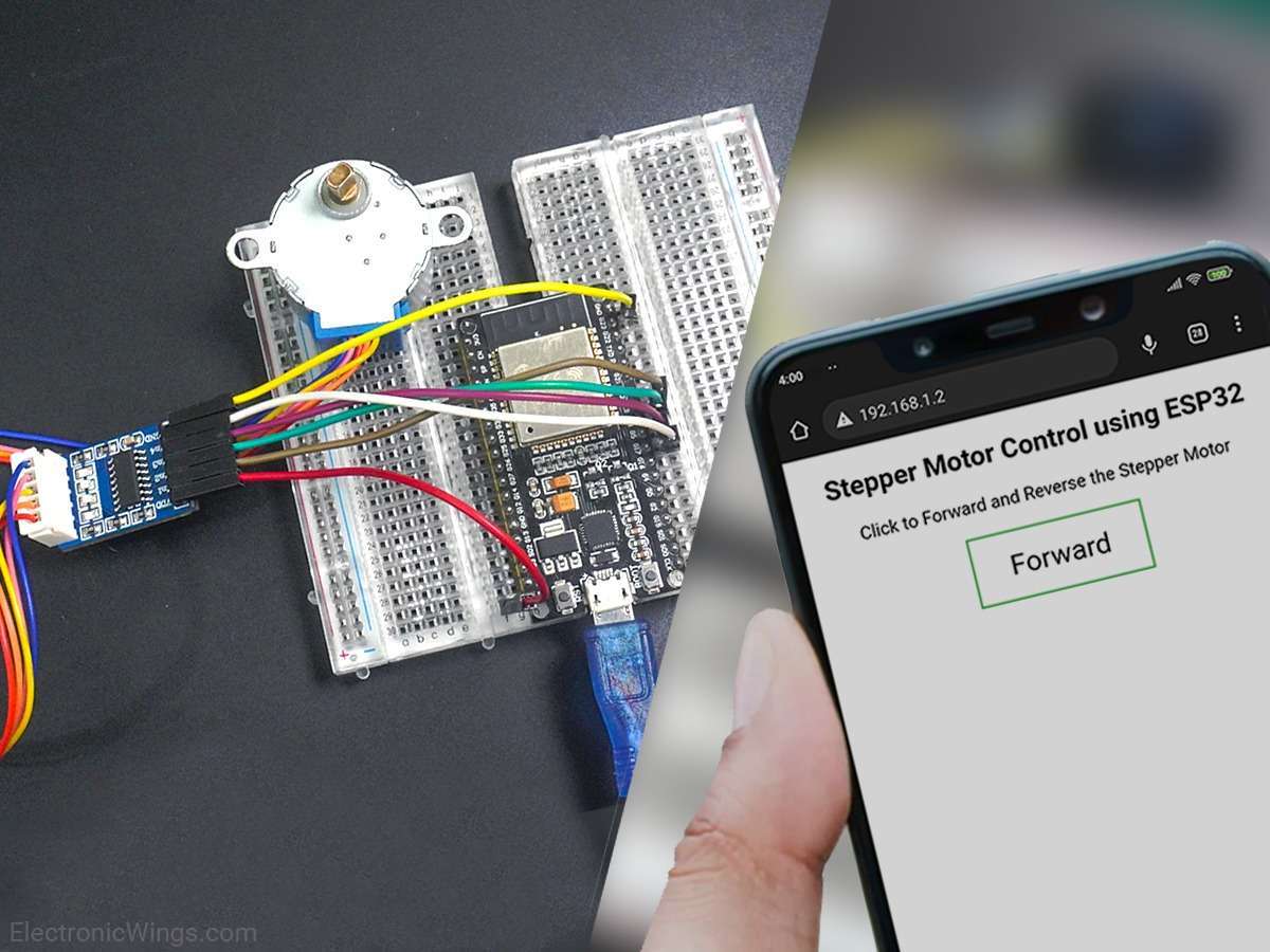 Esp32 Stepper Motor Interfacing With Esp32