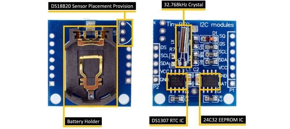 DS1307 RTC Module Details