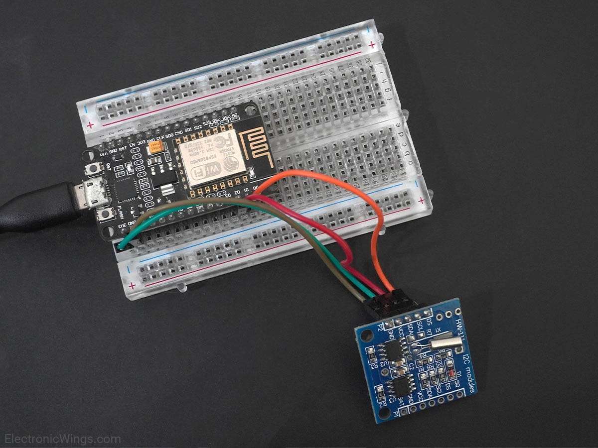 RTC DS1307 Interfacing with NodeMCU