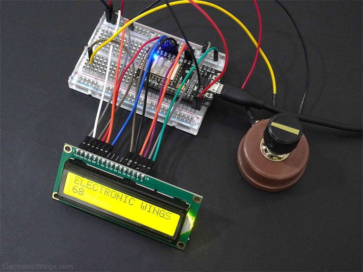 16×2 Lcd Display Interfacing With Nodemcu Nodemcu - NBKomputer
