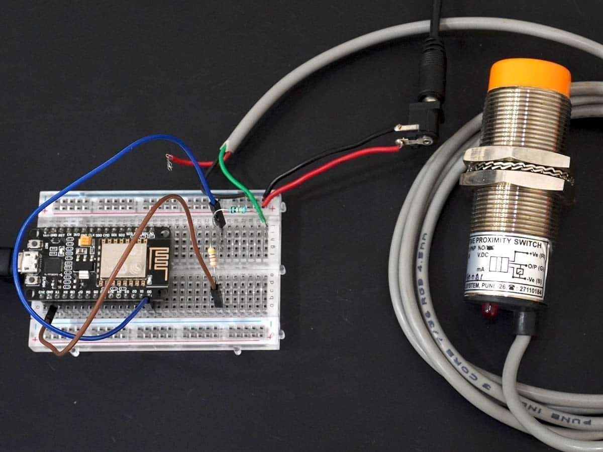 Capacitive Proximity Sensor Interfacing with NodeMCU | NodeMCU