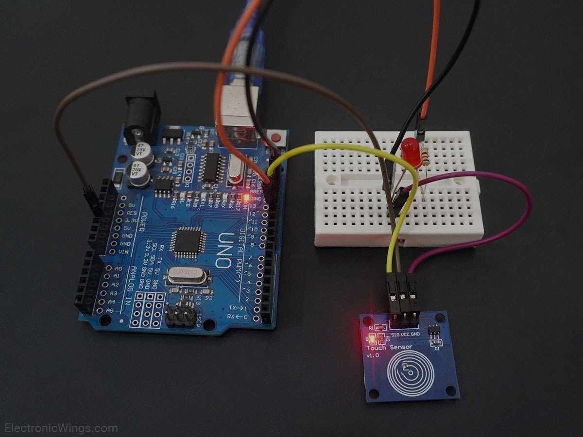 TTP223 Touch Sensor Interfacing with Arduino | Arduino
