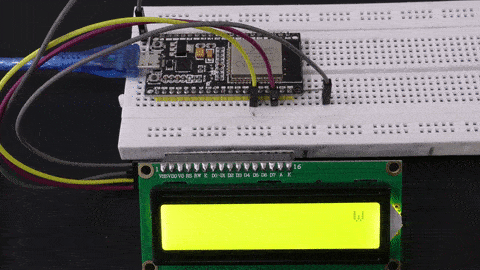 LCD16x2 (I2C) Interfacing with ESP32 | ESP32