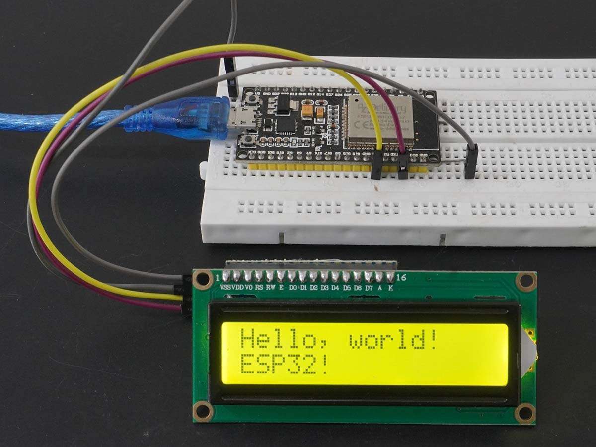 LCD16x2 (I2C) Interfacing with ESP32 | ESP32
