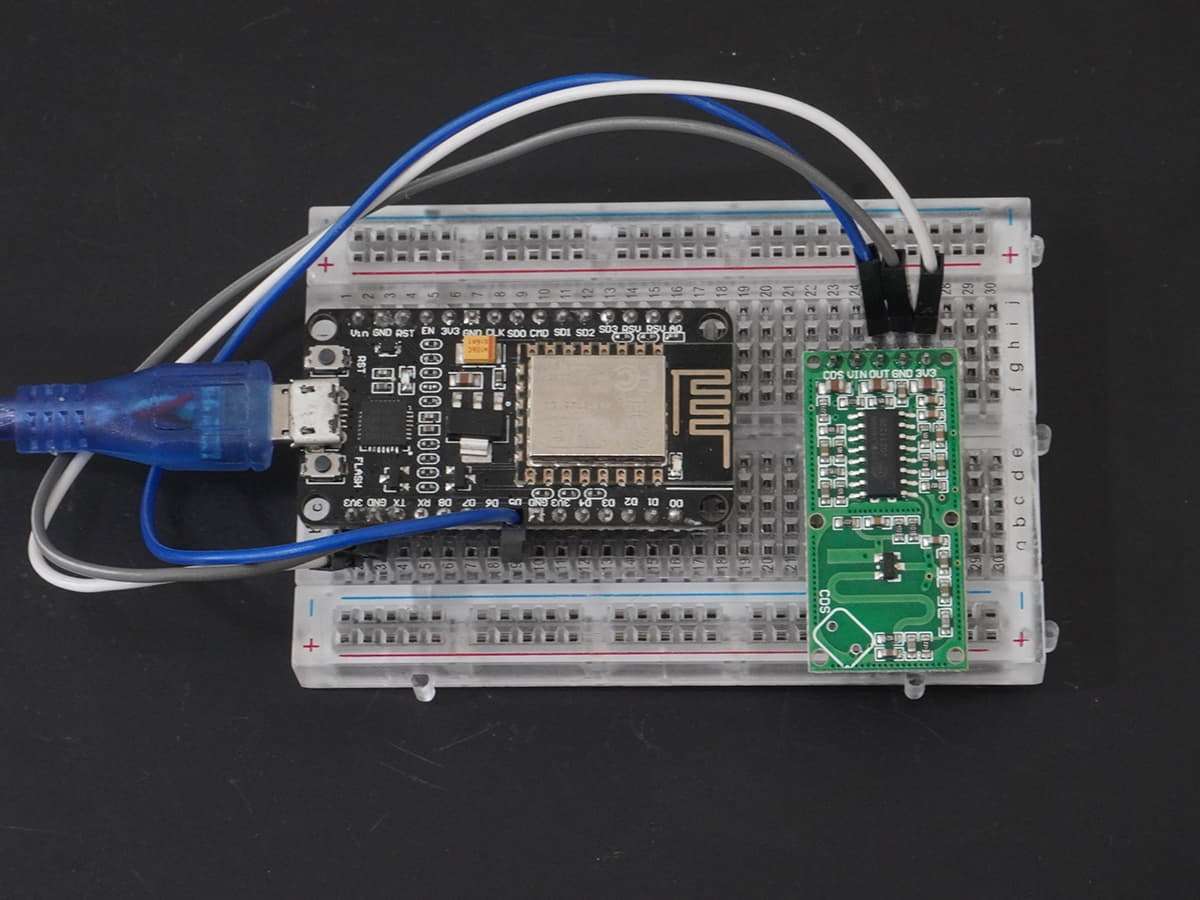 RCWL-0516 Microwave Radar Sensor Interface With Nodemcu | NodeMCU