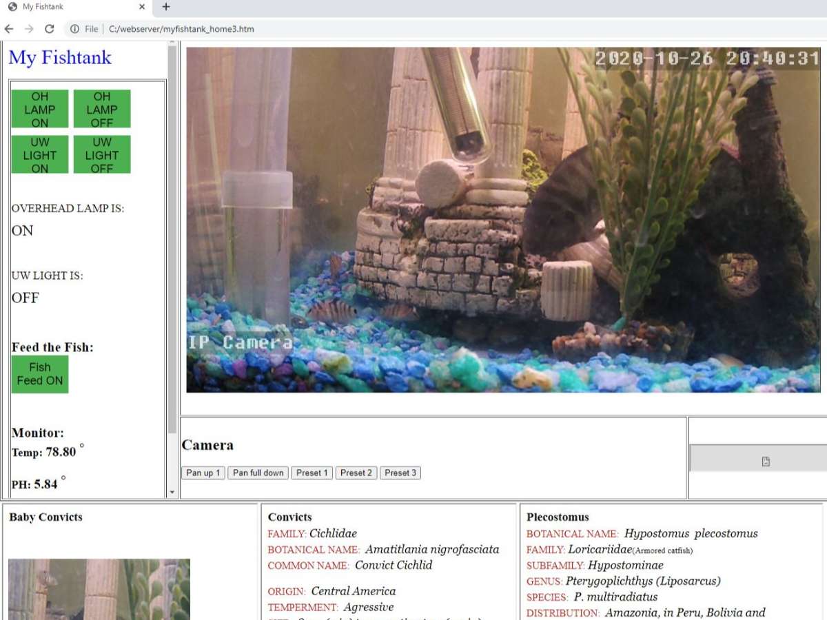 An IOT Aquarium