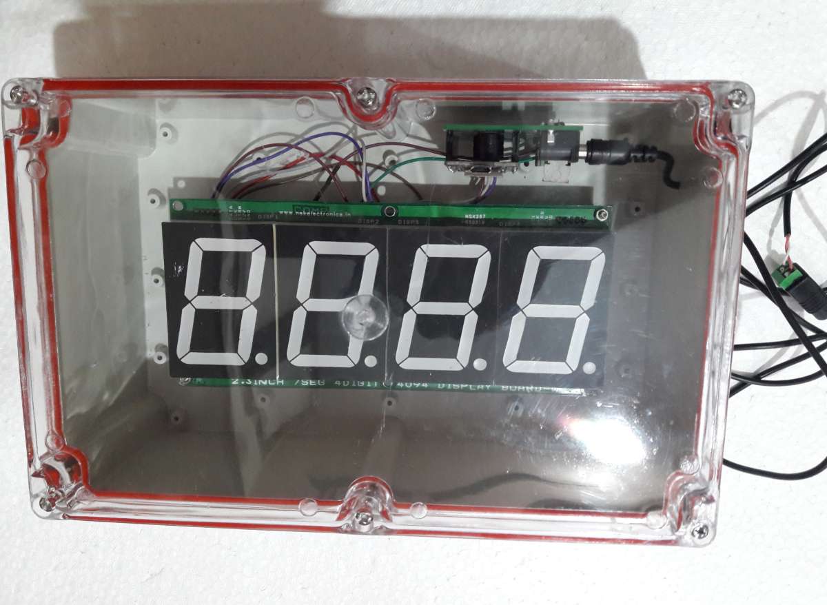 Android App Controlled Token Number Display | project