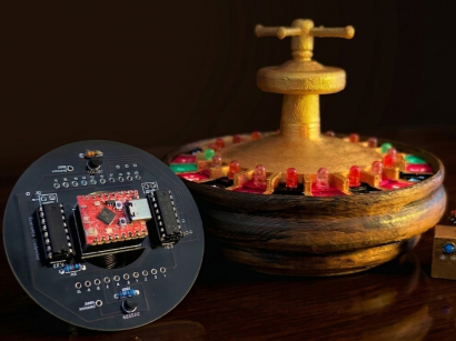 DIY LED Roulette Wheel - ESP32 C3 Project