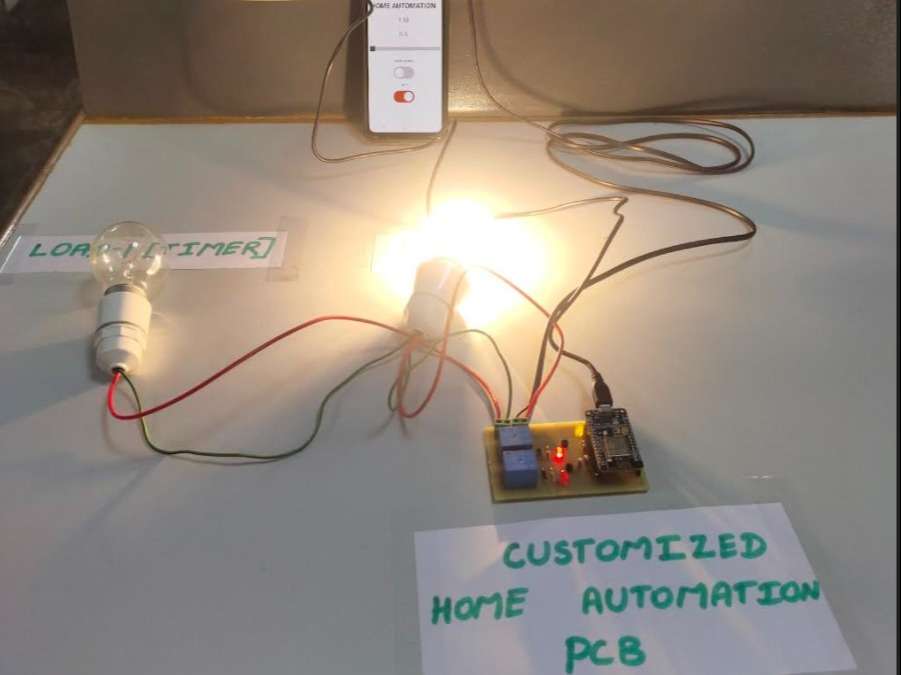 CUSTOMIZED HOME AUTOMATION USING ESP8266 WIFI MODULE | project