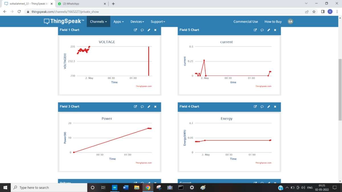 Iot based Smart Energy Meter and Management System | project