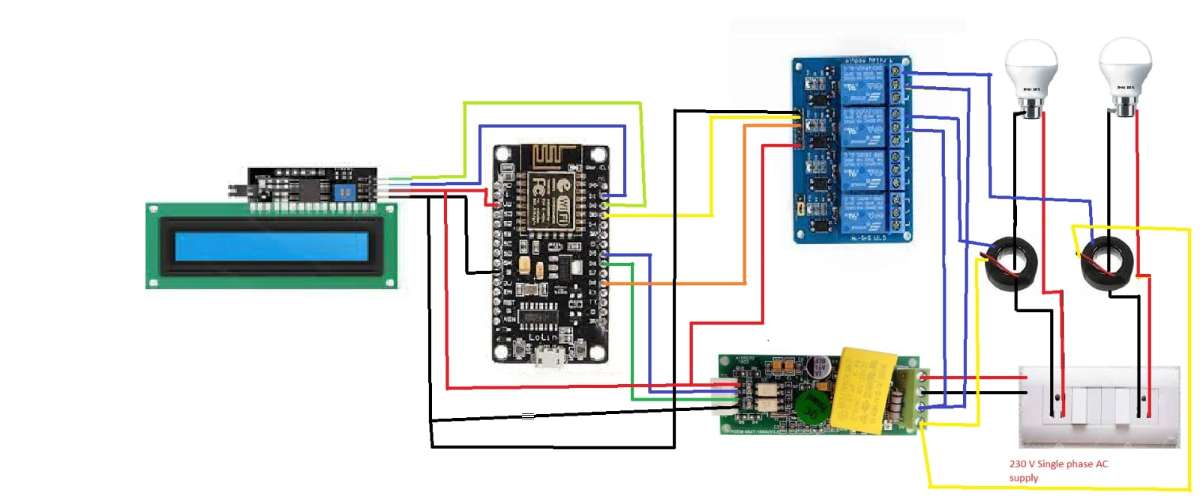 Iot based Smart Energy Meter and Management System | project