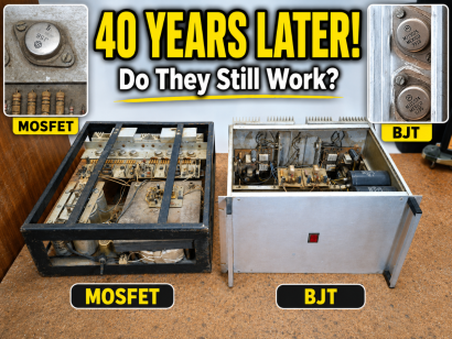 40 Year Old DIY Power Amplifiers  Do They Still Work - 500W MOSFET and Transistor Amps