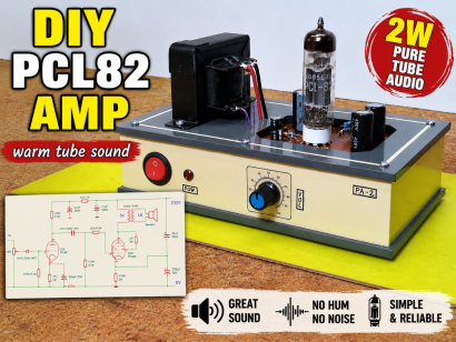 DIY PCL82 Tube Amplifier  Single-Ended