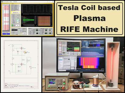 DIY Tesla Coil based Plasma Rife Machine