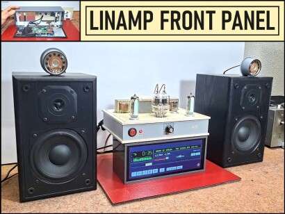 LINAMP Project Winamp Style Audio Front Panel on Raspberry Pi 5