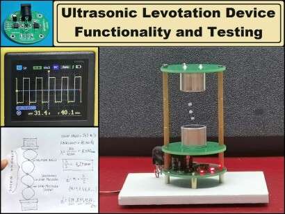 Ultra cheap Ultrasonic levitation Device - functionality and testing