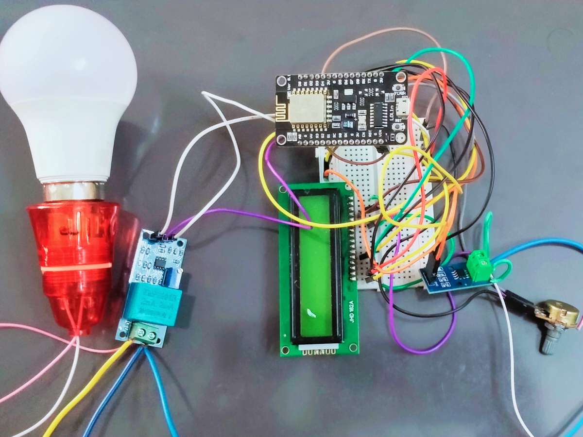 An Iot device used to measure Power consumpti.. Circuit Diagram