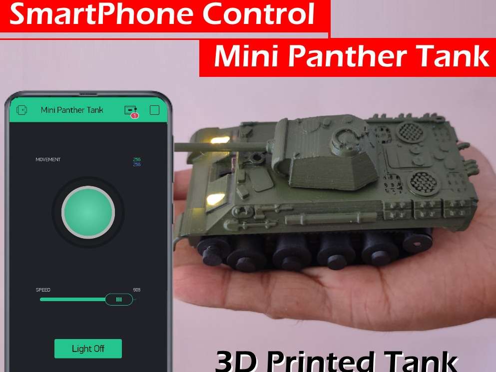 Micro Tank 3D Vehicle